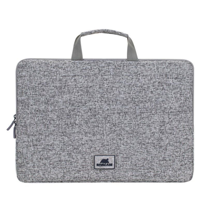 Rivacase 7915 Light Anvik 15.6" grey laptop sleeve with handles