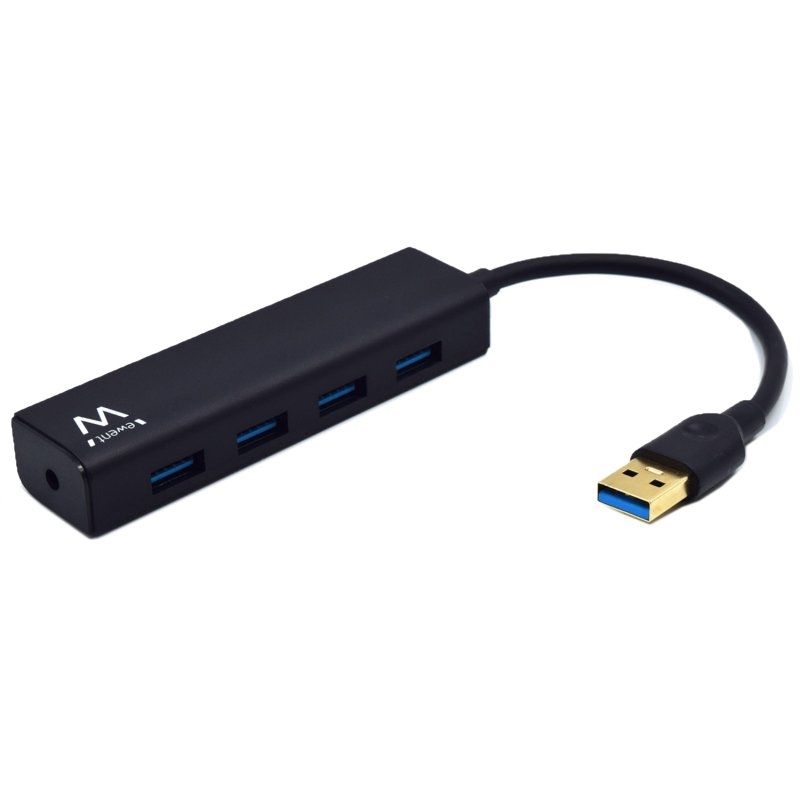 Hub USB 3.0 Ewent EW1136 4 ports noir