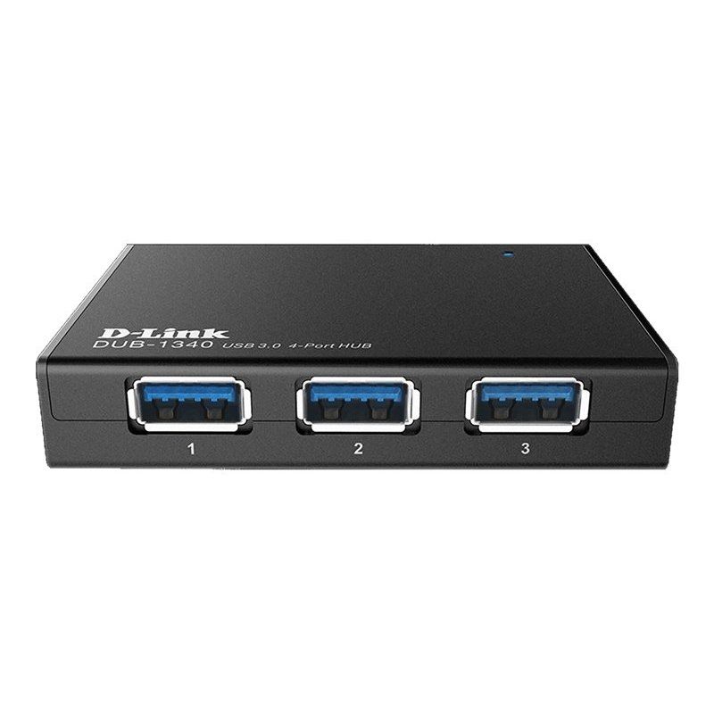 Hub USB 3.0 D-Link DUB-1340 4 ports de bureau