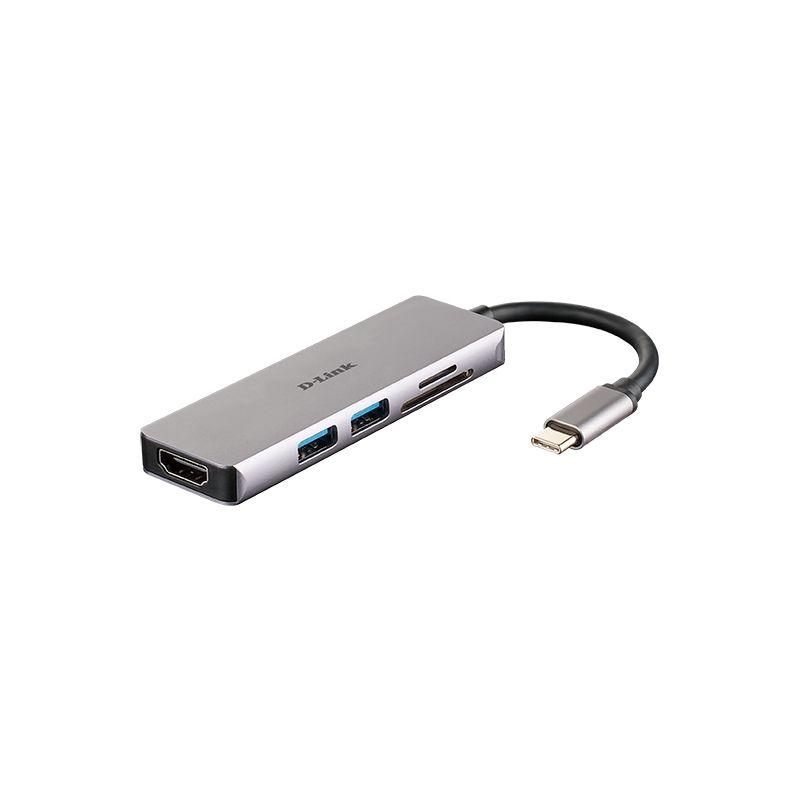 Hub USB D-Link DUB-M530 Hub HDMI/2USB 3.0/USB-C/SD/MicroSD