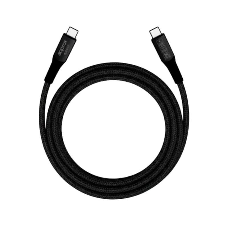 Périphérique USB approx! Cable USB-C a USB-C 240W 40Gbps 8K-Vídeo