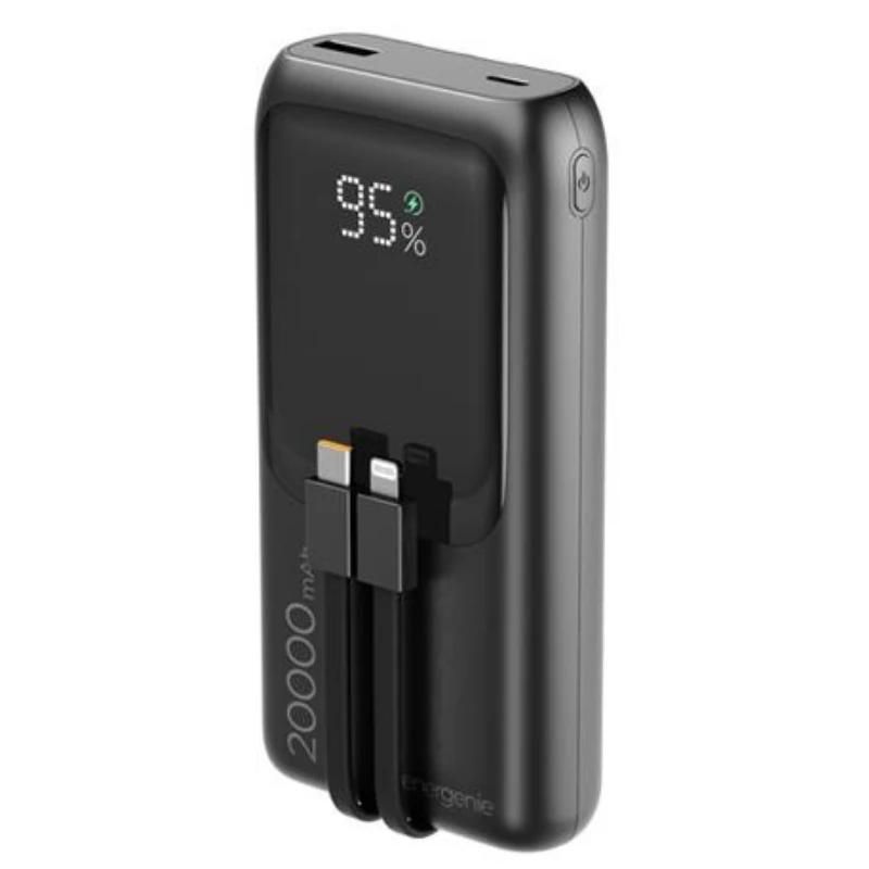 Bateria GEMBIRD Powerbank con cables 20W 20000 mAh