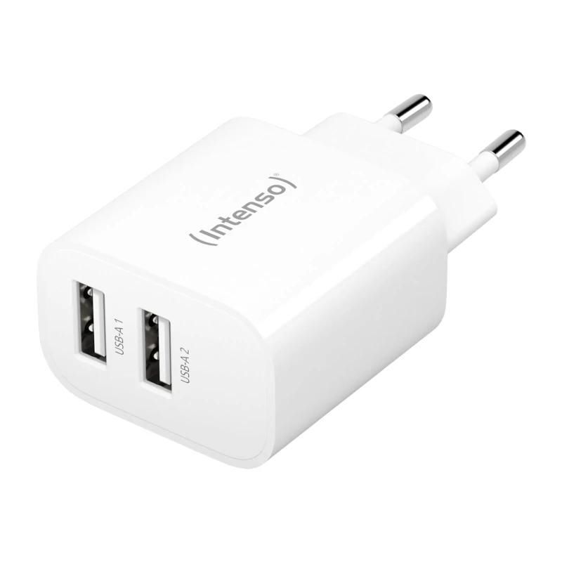 Intenso W24AA Wall Charger 2xUSB-A 24W White