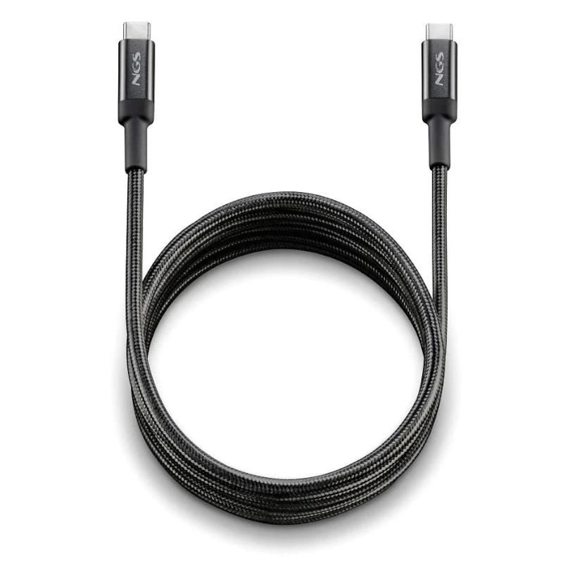 Chargeur ou adaptateur secteur NGS Cable carga rapida USB C A USB C 2M