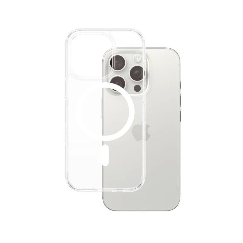 Coque PanzerGlass 1292 MagSafe pour iPhone 16 Pro blanche
