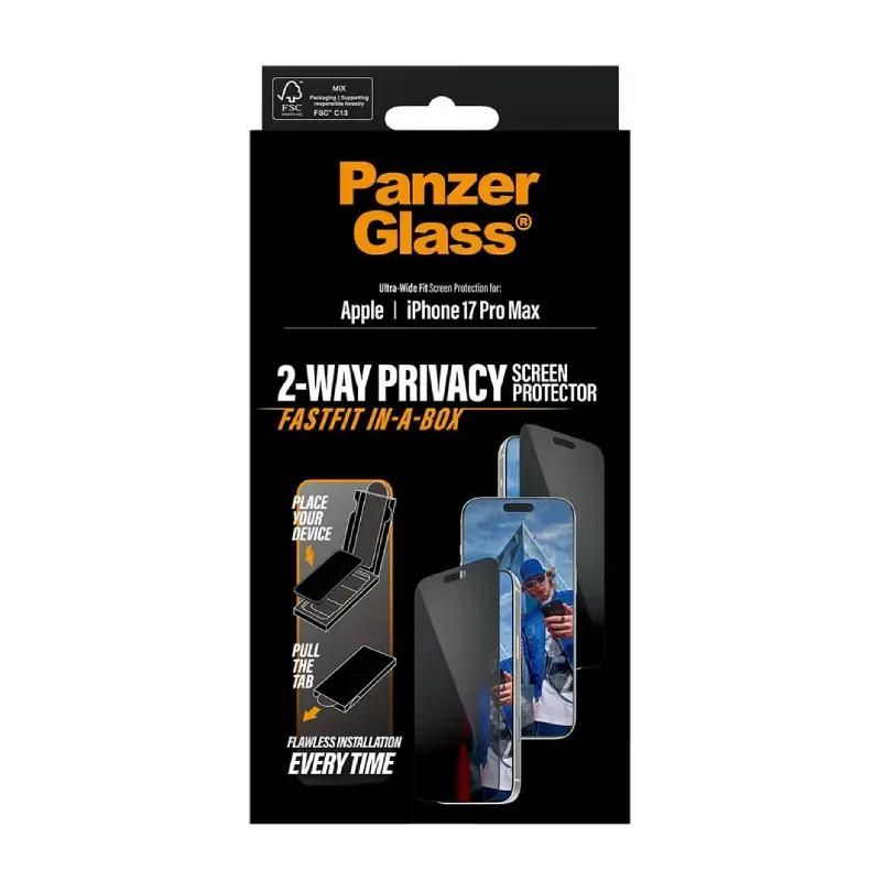 Protecteur écran PanzerGlass Privacy iPhone 17 Pro Max