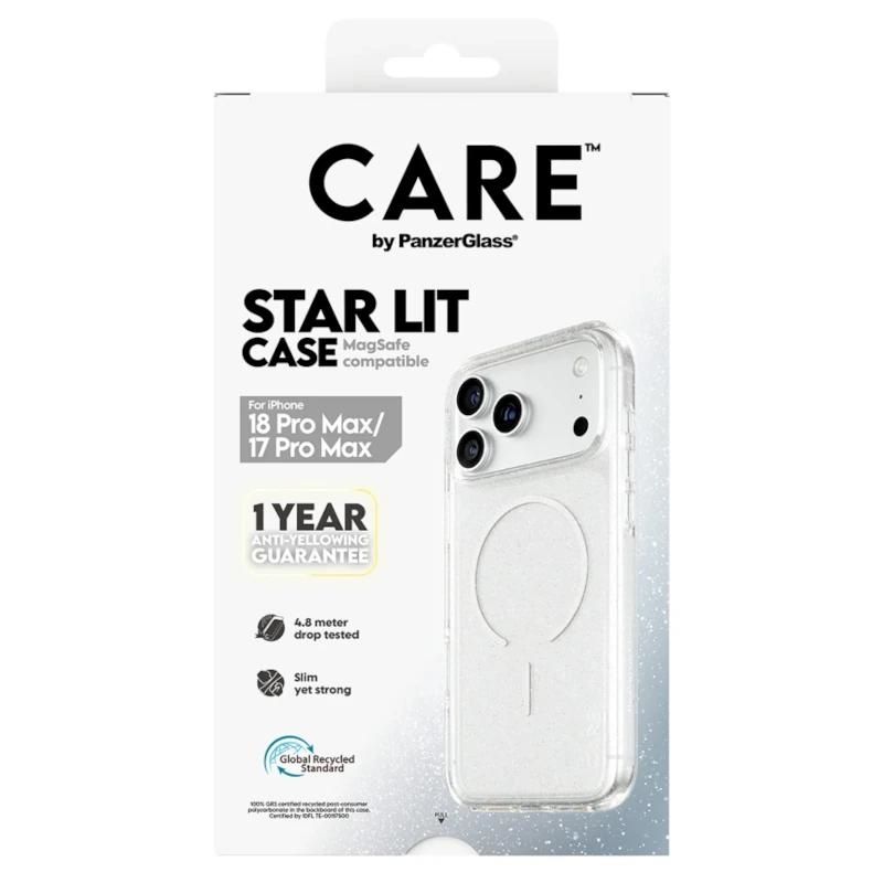 Phone case or protector PanzerGlass Care Urban Case Star Lit MagSafe iP 18PrMx 17PrMx