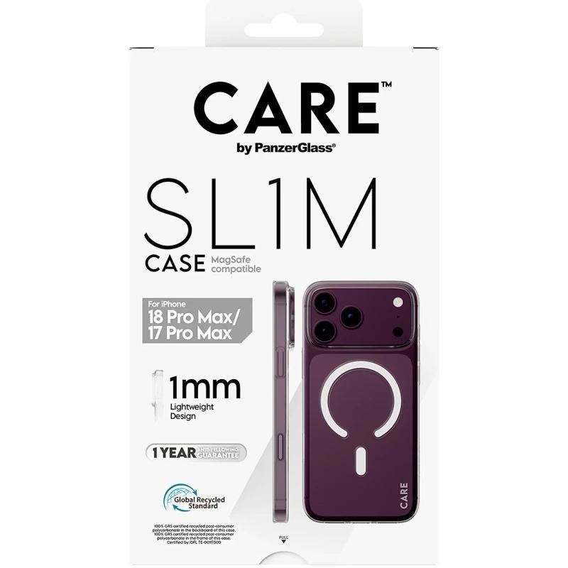 Phone case or protector PanzerGlass Care SL1M Case Transpar. MagSafe iP 18PrMx 17PrMx