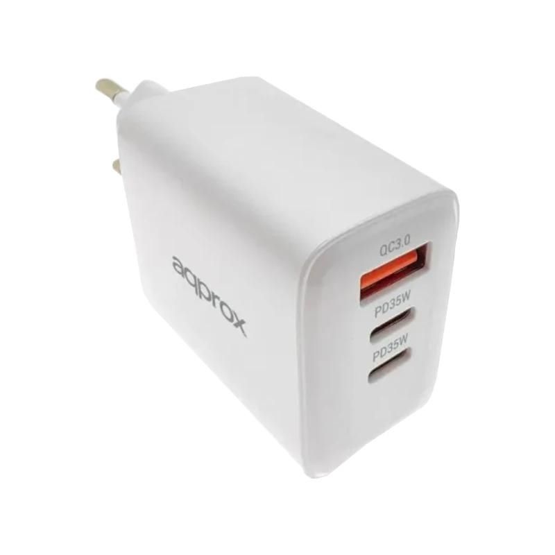 Chargeur ou adaptateur secteur approx! Rápido USB-A & USB-C 35W + Cable
