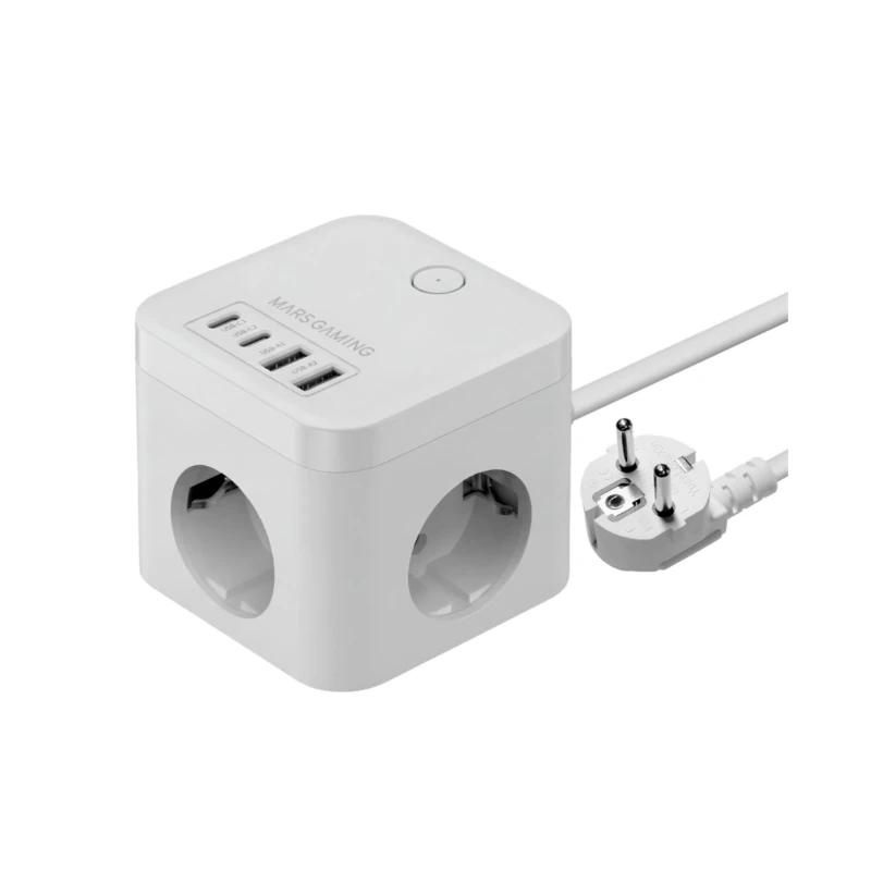 MARS GAMING REGLETA CUBO 35W Gan Blanco