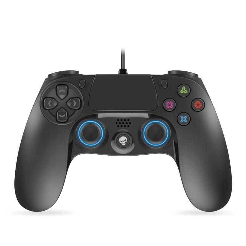 Manette de jeu vidéo SPIRIT OF GAMER PS4 noir/bleu