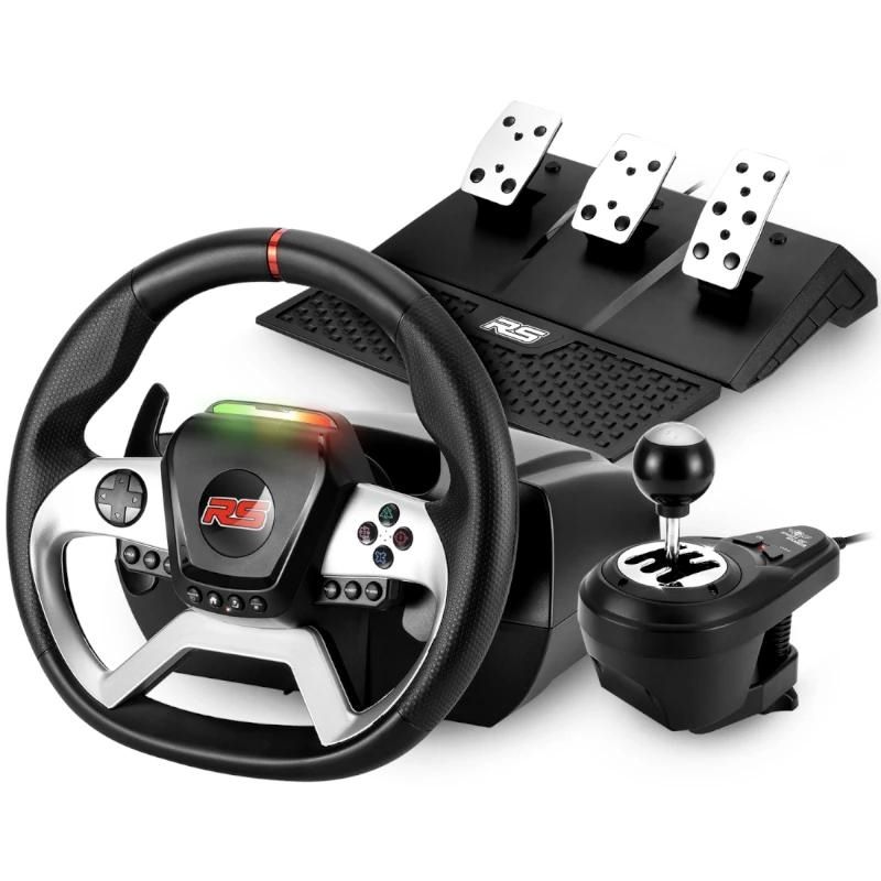 Manette de jeu vidéo SPIRIT OF GAMER Volante R-ACE Wheel FORCE 1080 RS