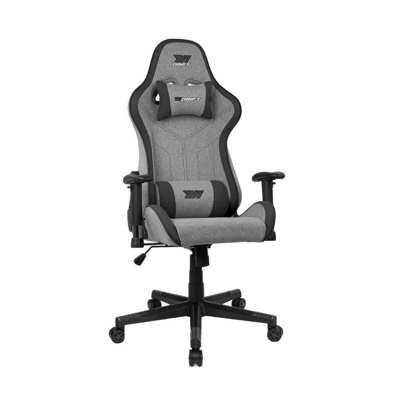 Cadira gaming DRIFT DR90 PRO gris/negre amb reposabraços 2D