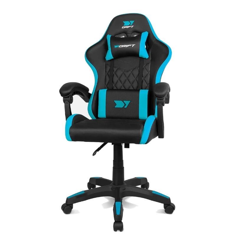 Cadira gaming DRIFT DR35BL negra-blava reclinable