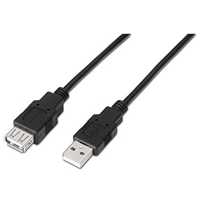 Nanocable USB 2.0 extension cable Type-A M/F black 1.8 m