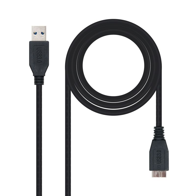 Nanocable USB 3.0 Cable 10.01.1101-BK Type A to Micro B 1 m Black