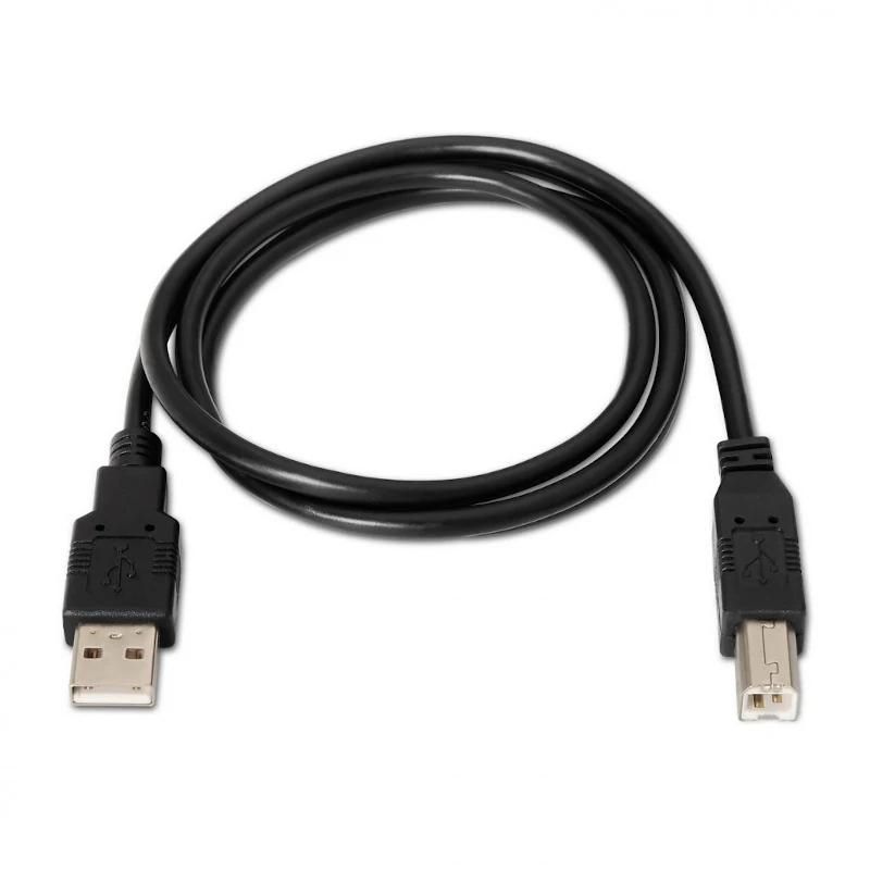 Aisens A101-0007 USB 2.0 Cable Type A Male to B Male 3 m Black