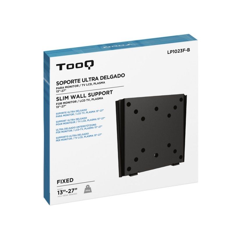 Suport de paret TooQ LP1023F-B per a TV 13"-27" negre