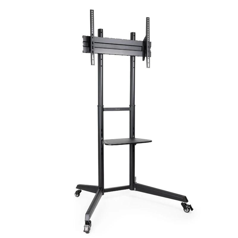 Soporte de suelo TooQ FS1170M-B con ruedas para TV 37"-70" negro