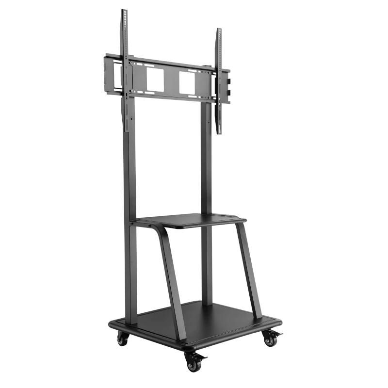 Suport TV amb rodes iggual GOLIAT 37"-100" negre