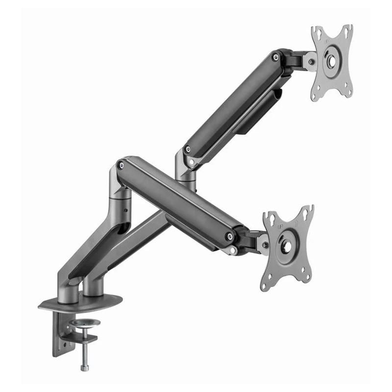 TV or monitor accessory GEMBIRD Brazo Monitor Doble Ajustable grey