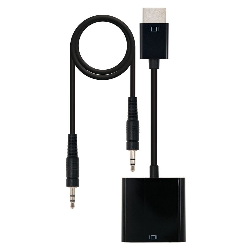 Câble audio ou vidéo NANOCABLE Conversor HDMI/SVGA+AUDIO HDMI/M-SVGA/H