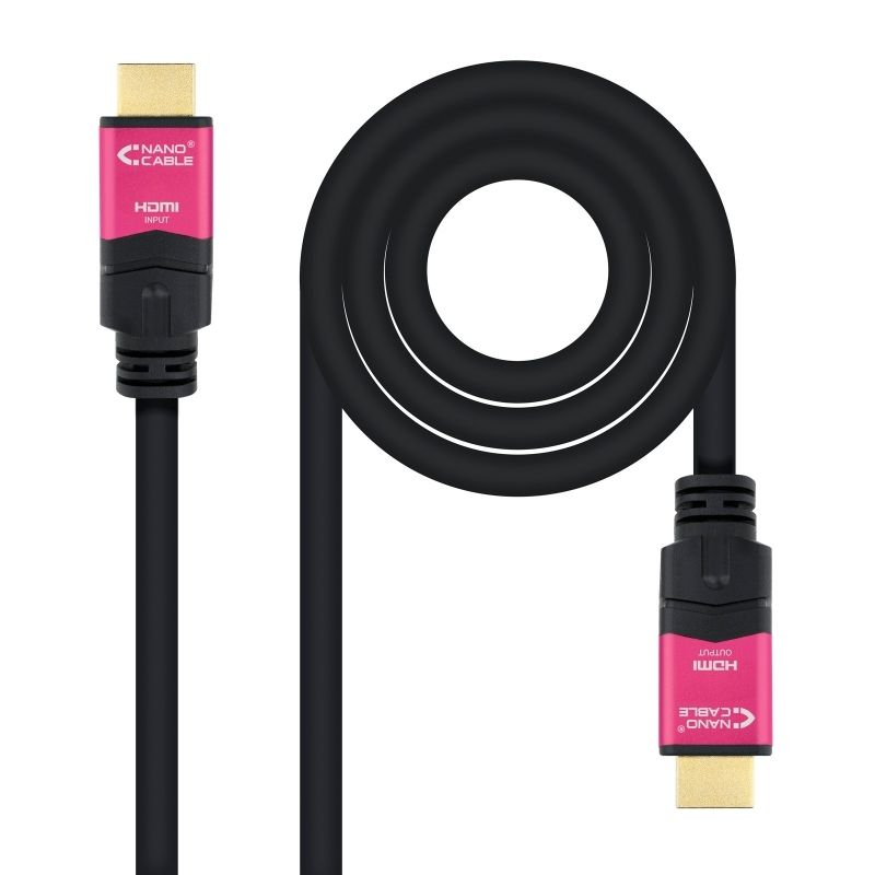 Câble audio ou vidéo NANOCABLE HDMI V2.0 4K@60Hz M/M 15m