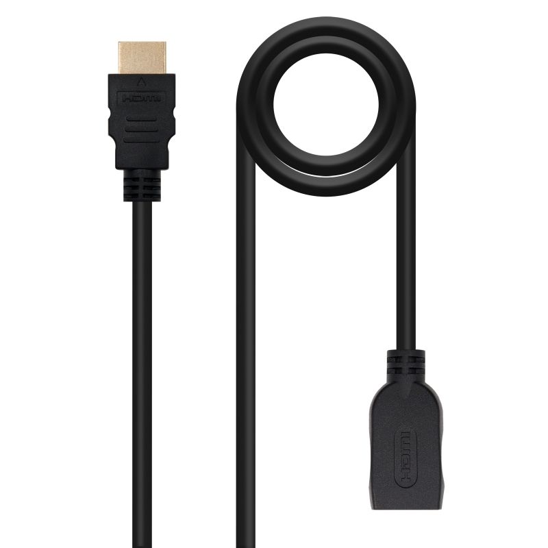 Câble audio ou vidéo NANOCABLE HDMI Prolongador V2.0 1M