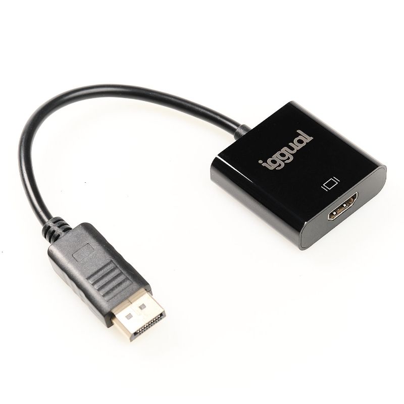 DisplayPort to HDMI Adapter iggual IGG318041 black