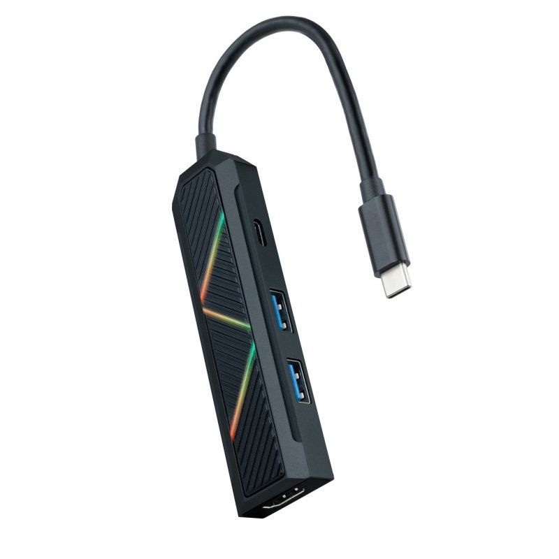 Cable d'imatge o so NANOCABLE Hub USB-C 4 en 1 USB-A+USB-C+HDMI