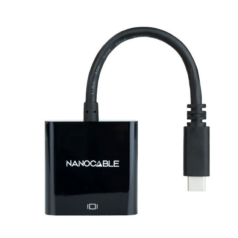 Câble audio ou vidéo NANOCABLE Conversor USB-C/M a HDMI/H noir 15cm