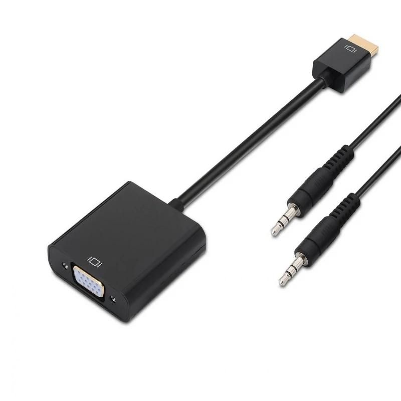 Aisens A122-0126 HDMI to SVGA + audio converter black