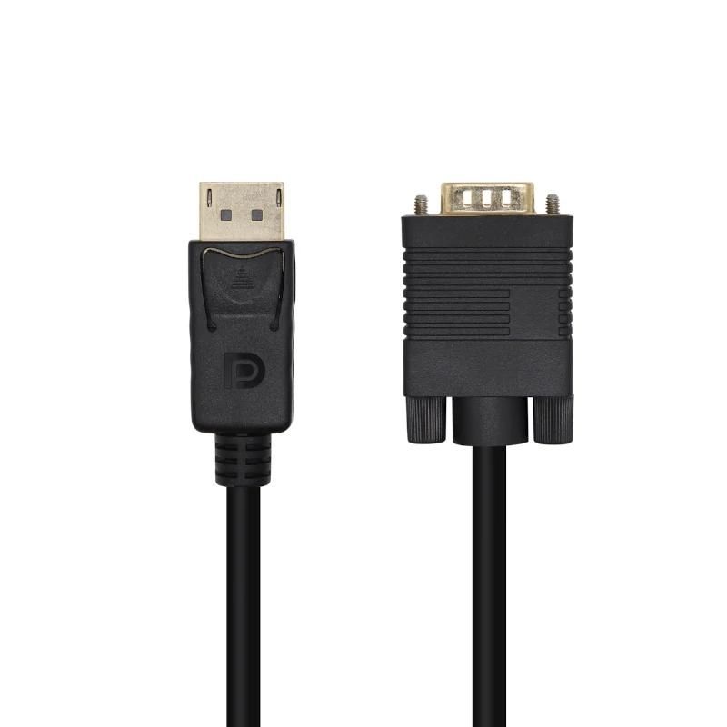 Câble audio ou vidéo Aisens Conversor DP/M-VGA/M noir 2.0m