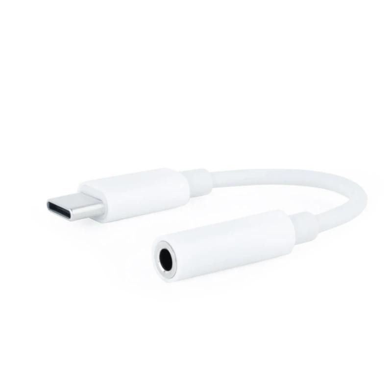Câble audio ou vidéo NANOCABLE Audio USB-C-M a Jack-H, blanc