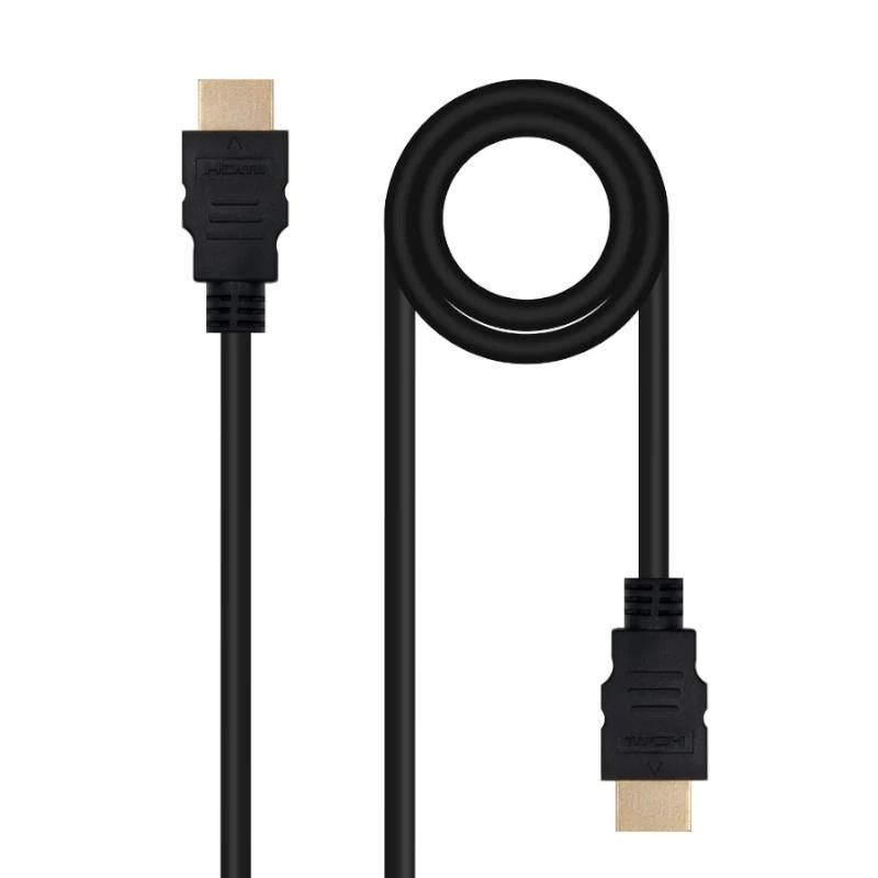 Cable d'imatge o so NANOCABLE HDMI V2.0 4K@60Hz 18Gbps A-M-A-M 1.5m
