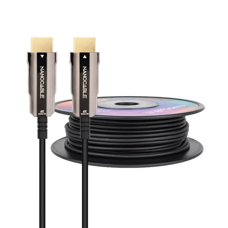 Audio or video cable NANOCABLE HDMI v2.0 AOC 4K@60HZ 18Gbp 40 m