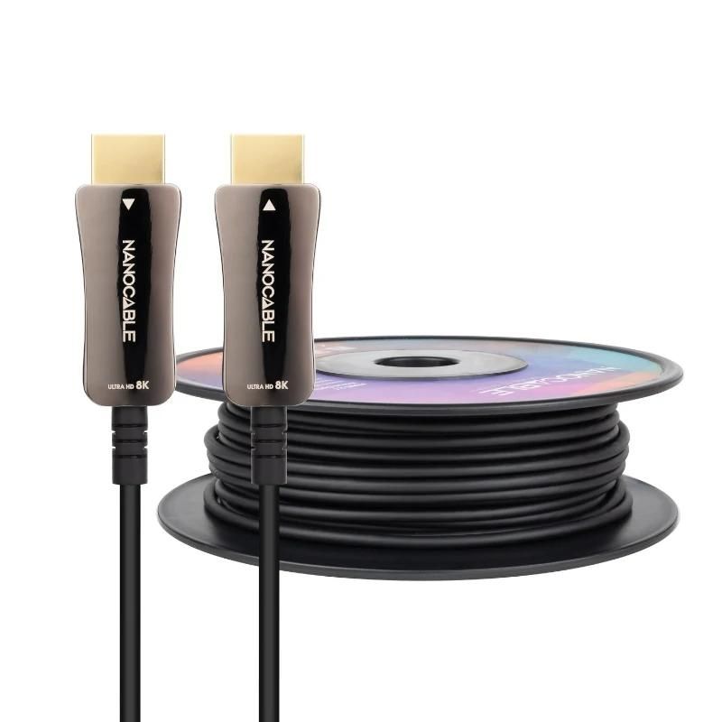 Cable d'imatge o so NANOCABLE HDMI v2.1 AOC 8K@60HZ 50 m