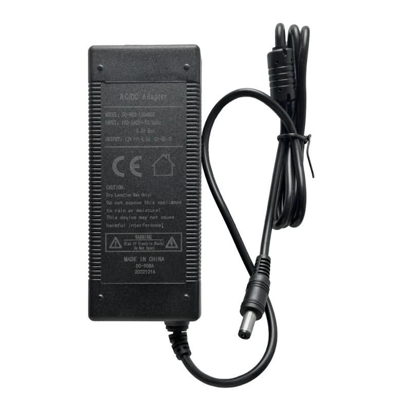 AC/DC Power Adapter 12V 4A iggual IGG319796 for Monitors