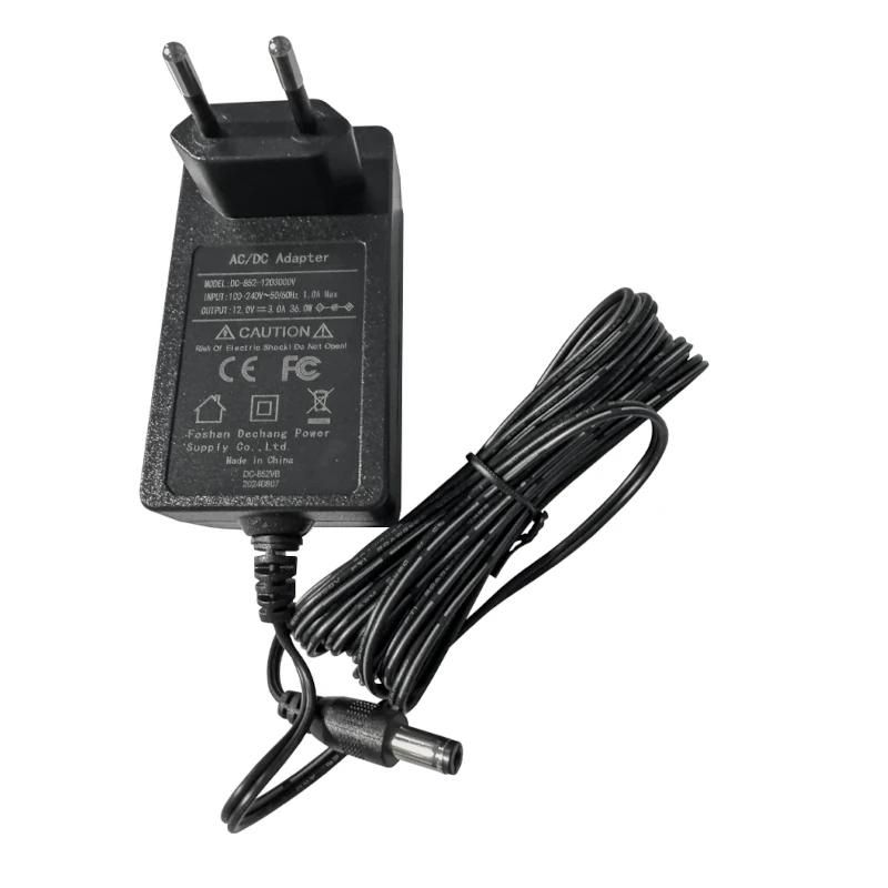 Cable d'imatge o so iggual corriente AC/DC 12V 3A monitor