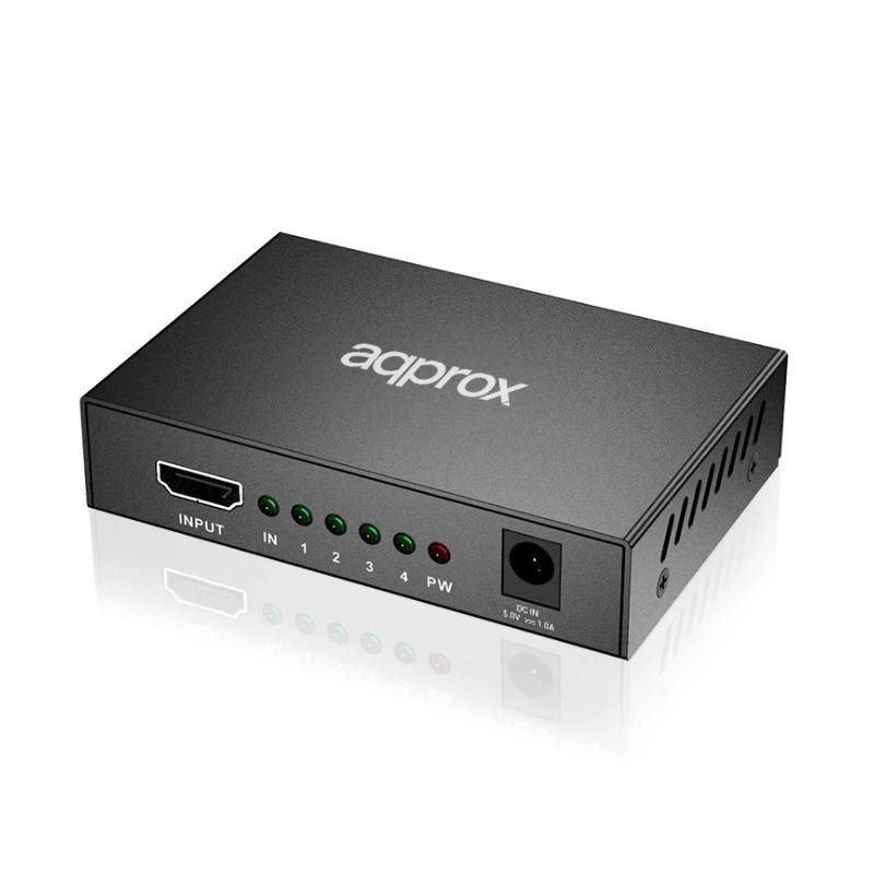 4-Port 4K HDMI Splitter Approx APPC31V3