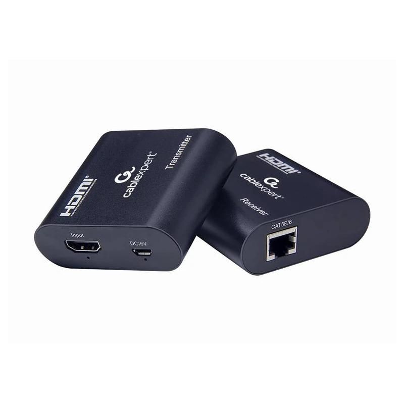 Câble audio ou vidéo GEMBIRD Extensor HDMI, 60 m, por cable LAN CAT6