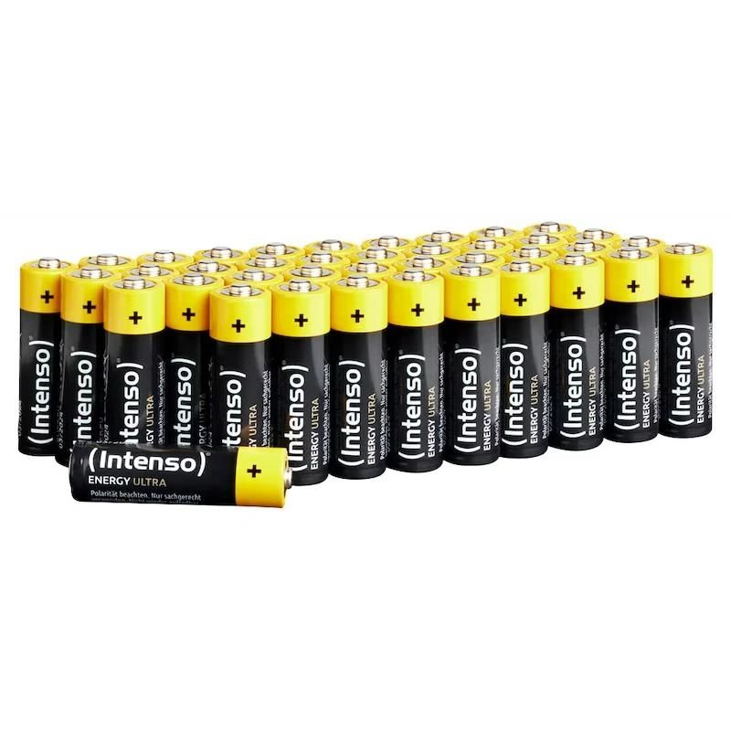 Pile ou chargeur de piles INTENSO | Pila Alcalina AA LR6 100 pcs