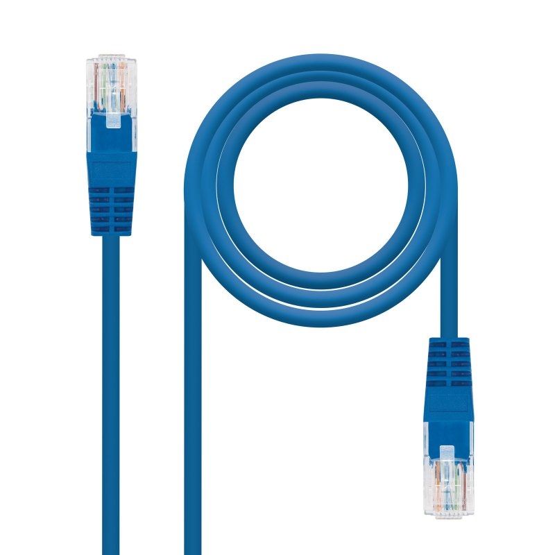Câble réseau NANOCABLE Latiguillo RJ45 CAT.6 UTP bleu, 3.0 M