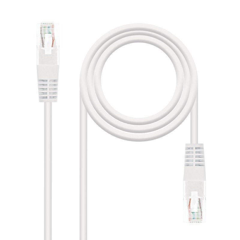 Nanocable Cat 6 UTP Patch Cable 1m White