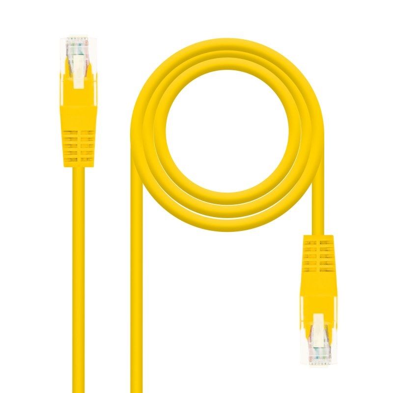 Latiguillo RJ45 CAT.6 UTP Nanocable 10.20.0403-Y Groc 3.0 m