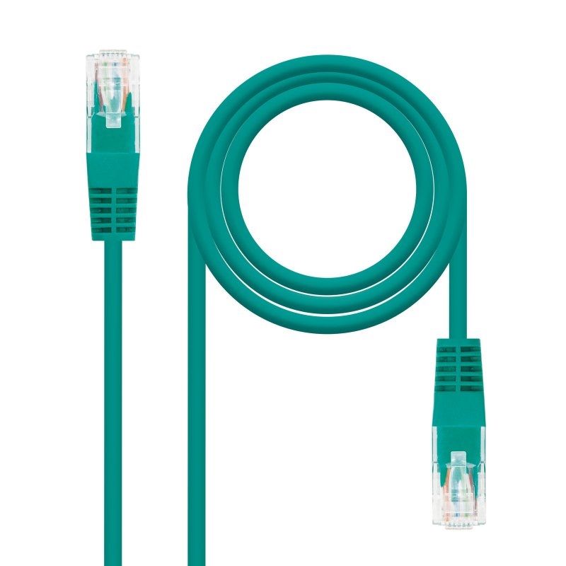 Cable de xarxa NANOCABLE Latiguillo Cat.6 UTP 25cm verd