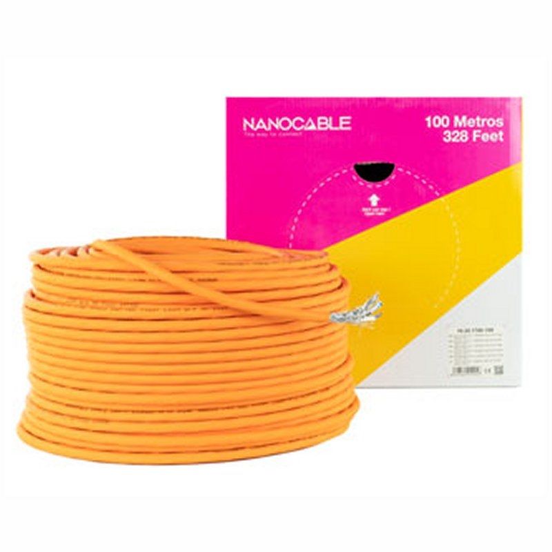 Câble, connecteur ou outil réseau NANOCABLE Cable Red CAT7 CPR LSZH AWG23 100M