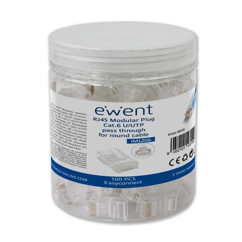 Câble, connecteur ou outil réseau Ewent EASYCONNECT MODULAR CAT 6 U/UTP, 100pcs