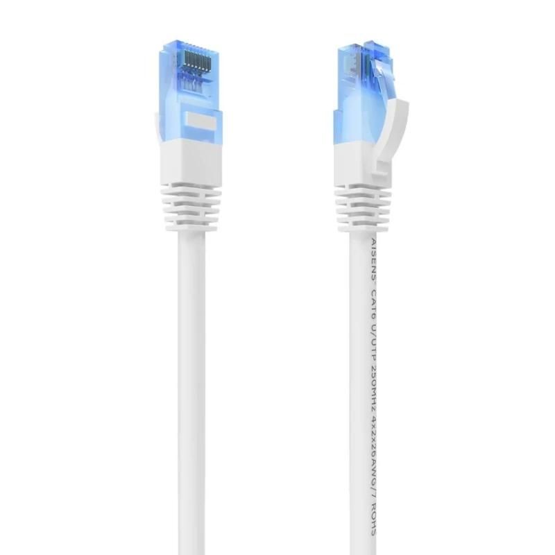 Câble, connecteur ou outil réseau Aisens Cable RJ45 CAT.6 UTP AWG26 CCA blanc 15m