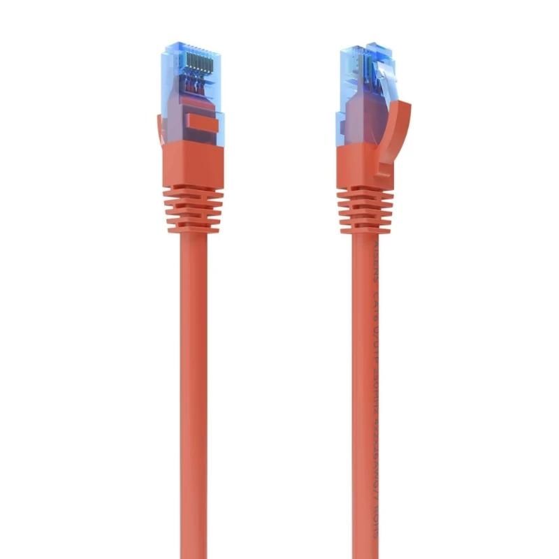 Cableado, conector o herramienta de red Aisens Cable RJ45 CAT.6 UTP AWG26 CCA Rojo 1.0m